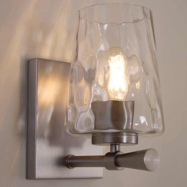 GOODWIN 1 Light Wall Mount - Satin Nickel