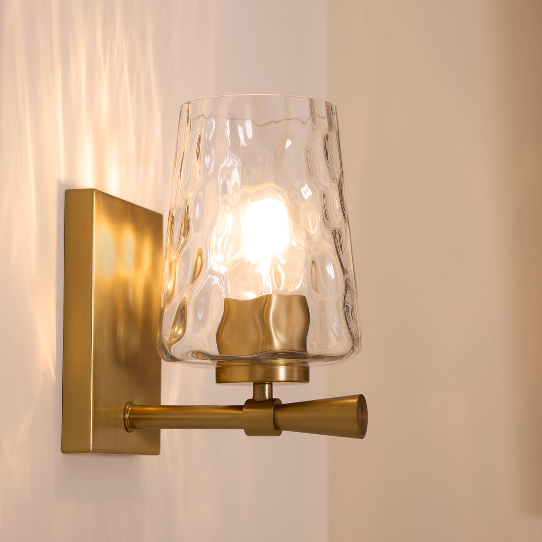 GOODWIN 1 Light Wall Mount - Aged Brass