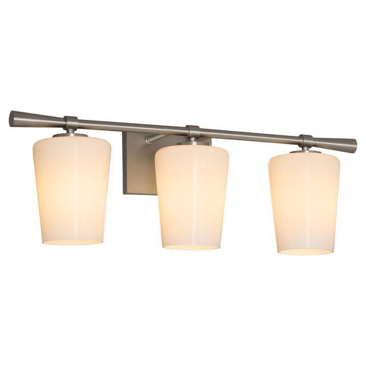 Goodwin 3 Light Vanity W/ Opal - Satin Nickel