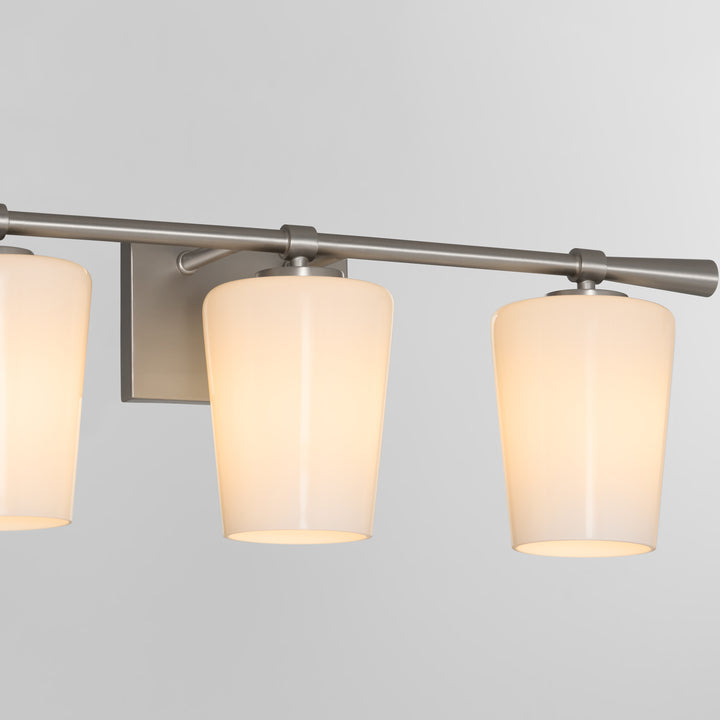 Goodwin 3 Light Vanity W/ Opal - Satin Nickel