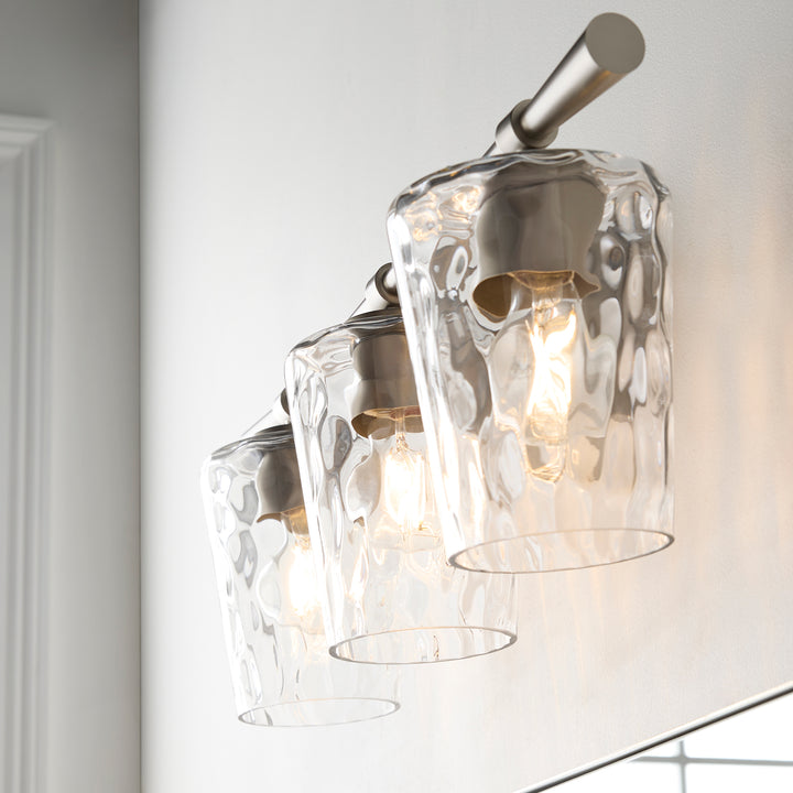 GOODWIN 3 Light Vanity - Satin Nickel