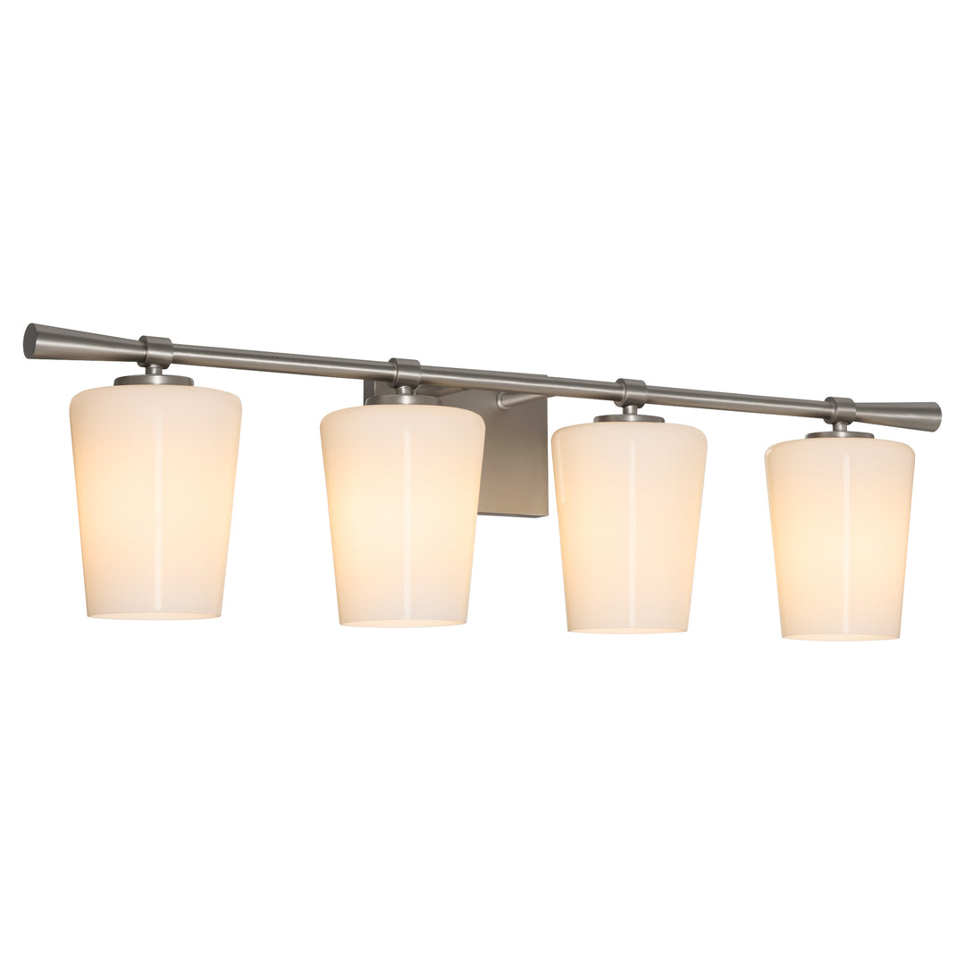 Goodwin 4 Light Vanity W/ Opal - Satin Nickel