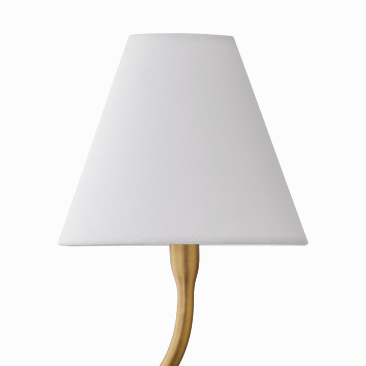SOPHIA 1 Light  Wall Mount - Brushed Brass