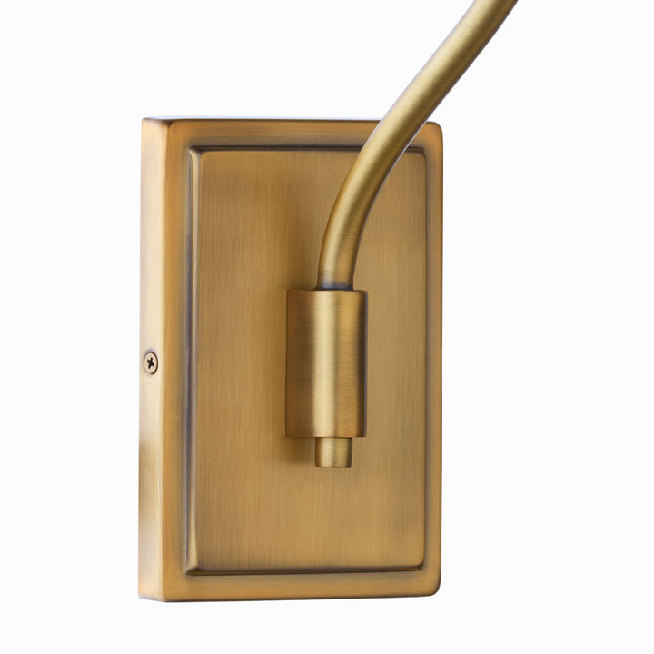 SOPHIA 1 Light  Wall Mount - Brushed Brass