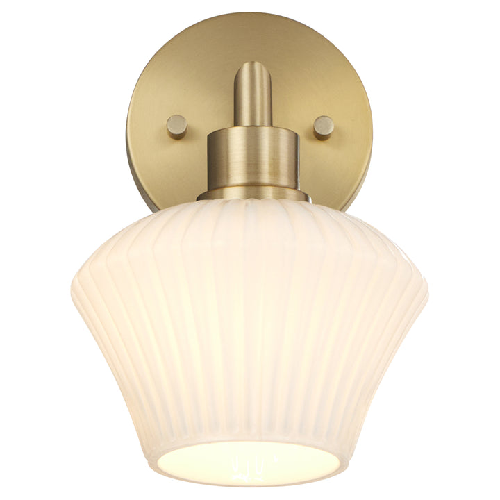 CASSINI 1 Light Wall Mount - Aged Brass