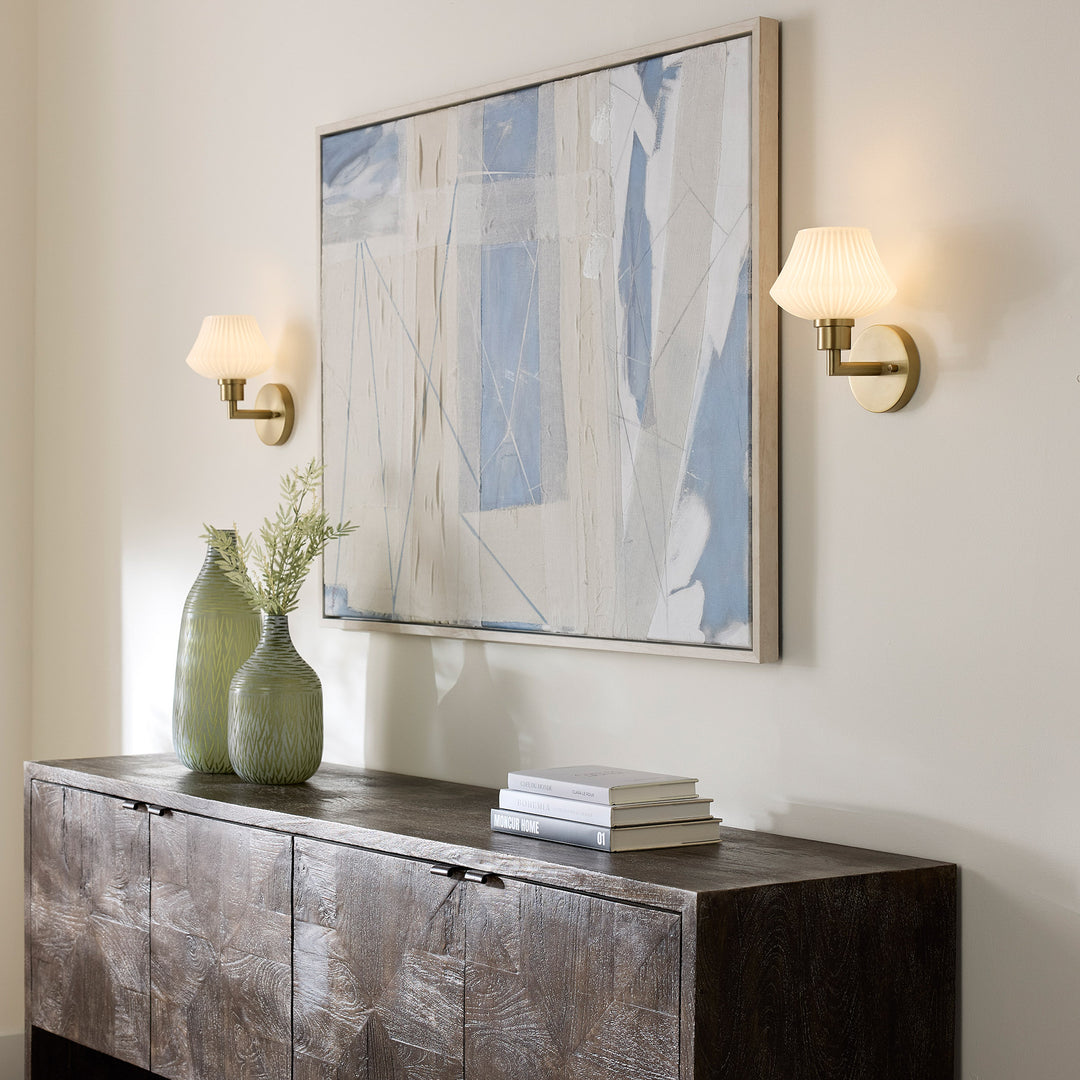 CASSINI 1 Light Wall Mount - Aged Brass