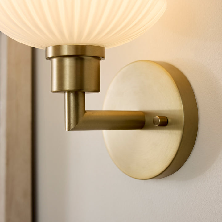 CASSINI 1 Light Wall Mount - Aged Brass