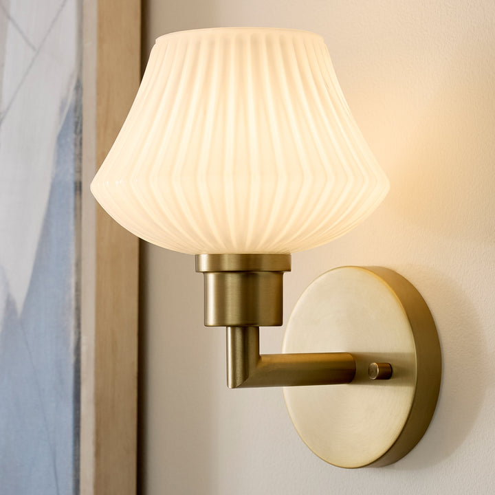 CASSINI 1 Light Wall Mount - Aged Brass