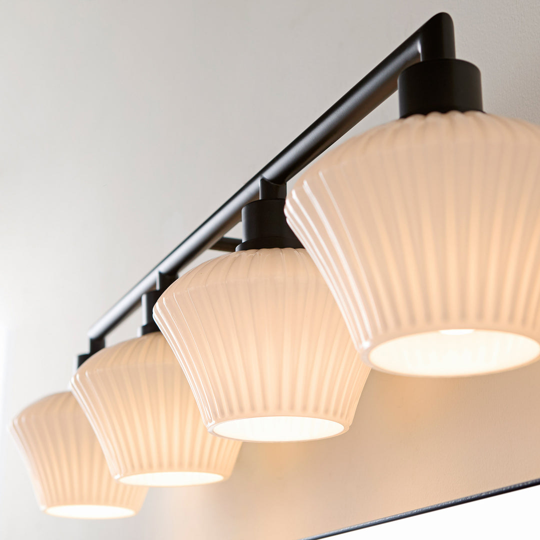 CASSINI 4 Light Vanity - Matte Black