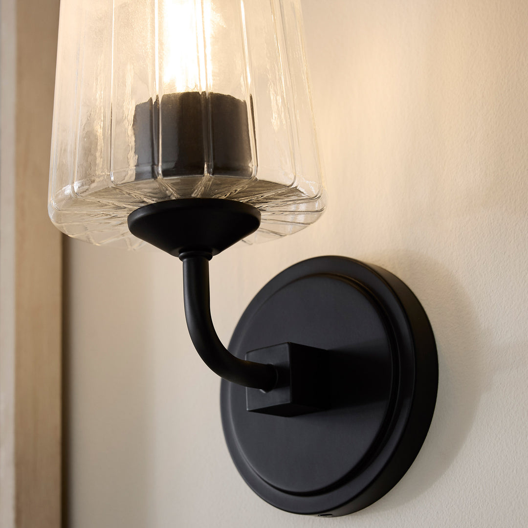 PROVIDENCE 1 Light Wall Mount - Matte Black