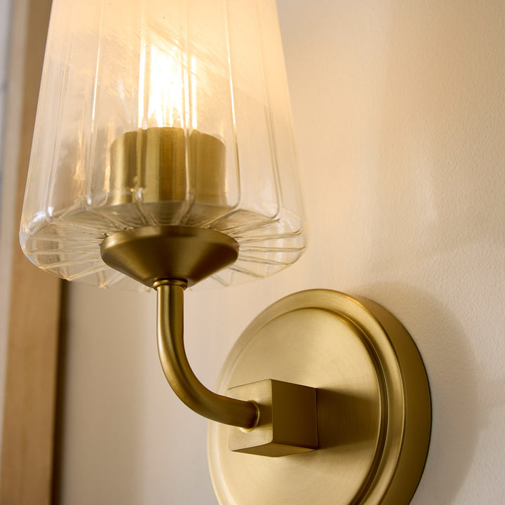 PROVIDENCE 1 Light Wall Mount - Aged Brass