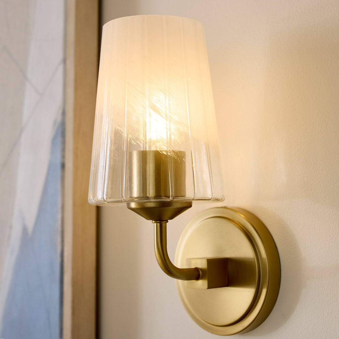 PROVIDENCE 1 Light Wall Mount - Aged Brass