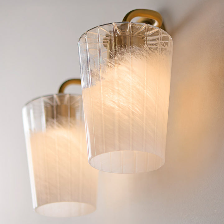 PROVIDENCE 2 Light Vanity - Aged Brass