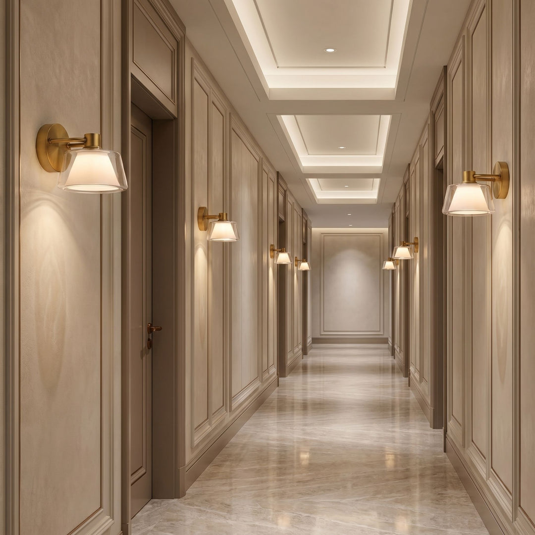 FRANCO 5CCT LED Sconce - Brushed Brass