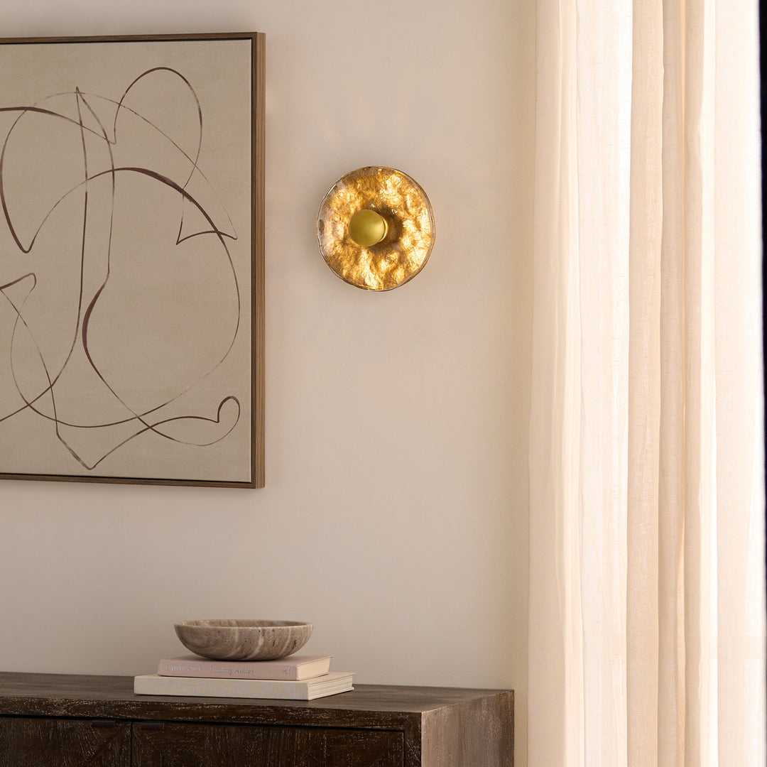 DEL REY 1-Light Sconce - Brushed Brass
