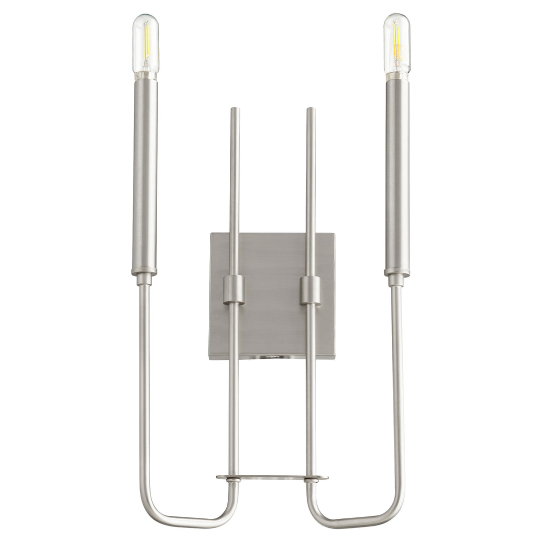 HOPE 2 Light Wall Mount - Satin Nickel