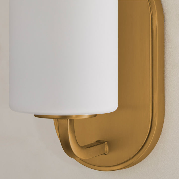 RUTHERFORD 1 Light Wall Mount - Brushed Brass