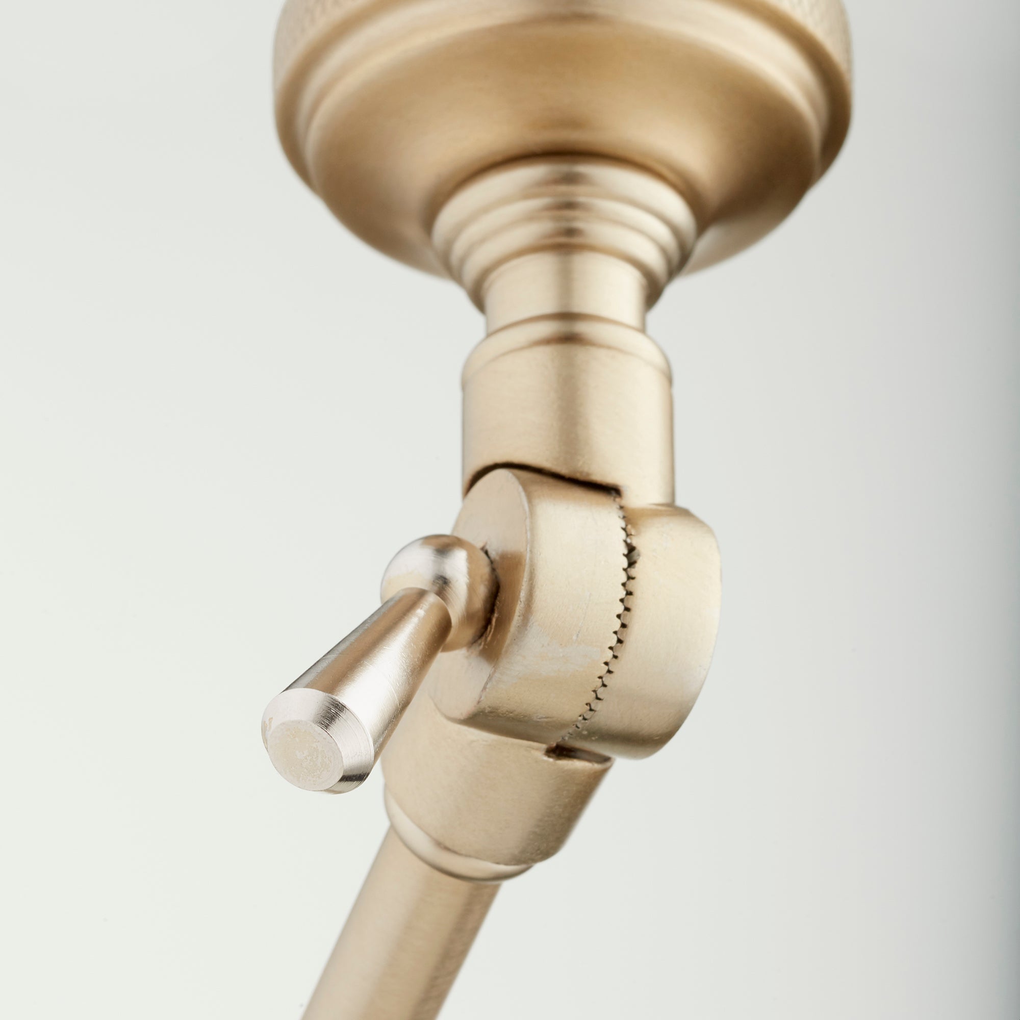 1 Light Mid Century Modern Aged Brass  Wall Sconce - hover