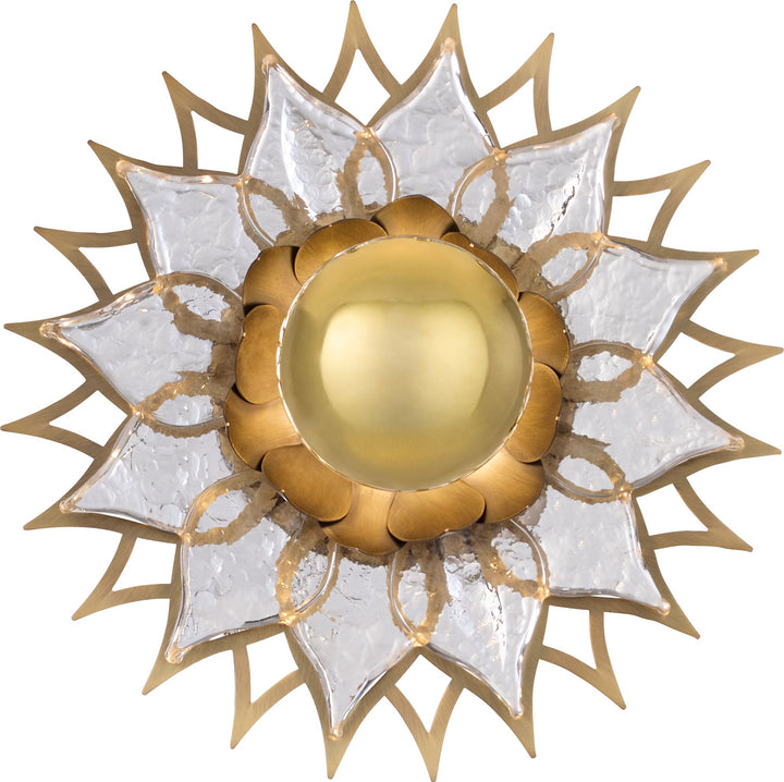 ONDINE 1 Light 10" Sconce - Brushed Brass