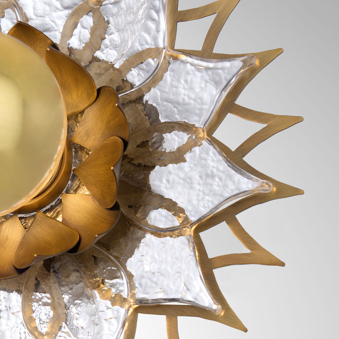 ONDINE 1 Light 10" Sconce - Brushed Brass