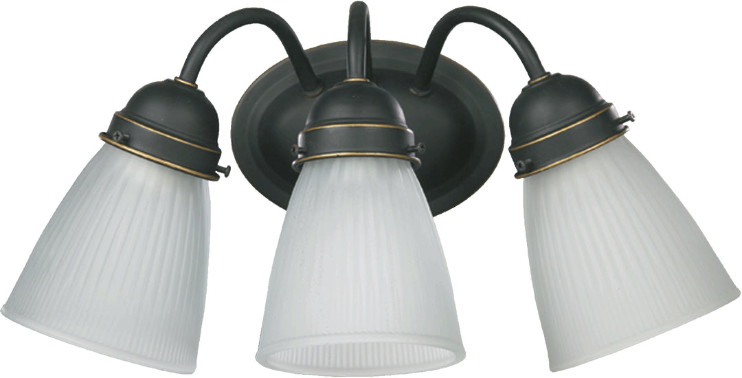 3 Light Wall Mount W/ 2532 - Old World