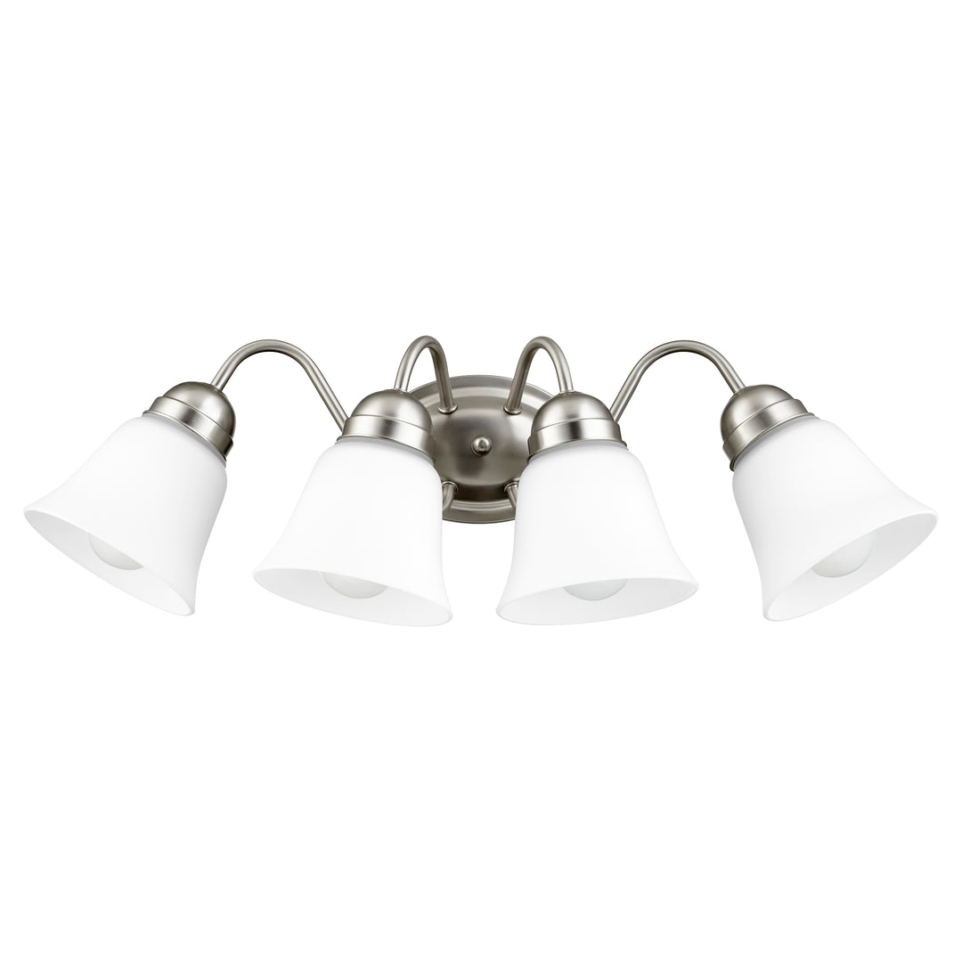 4 Light Wall Mount - Satin Nickel