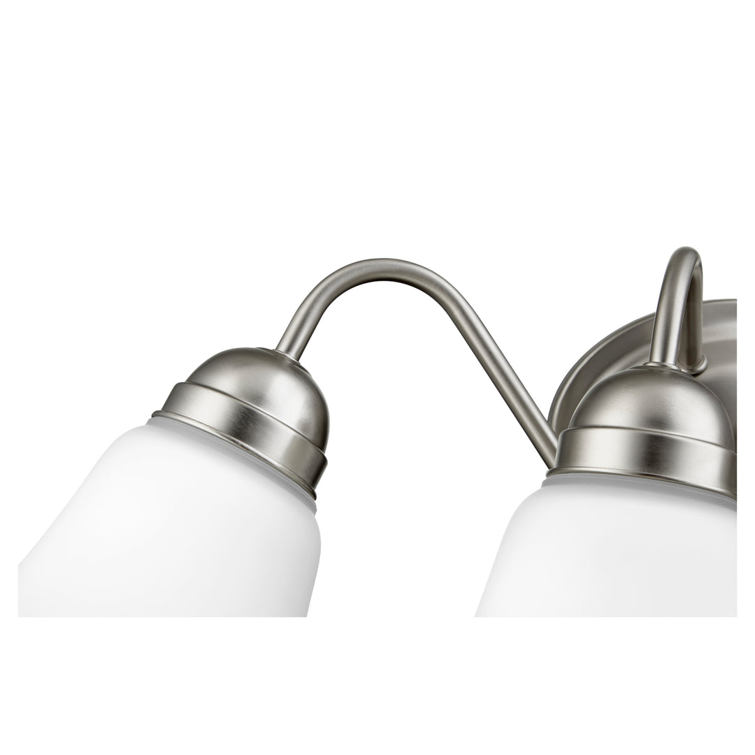 4 Light Wall Mount - Satin Nickel