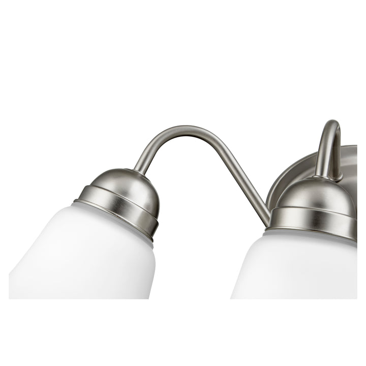 4 Light Wall Mount - Satin Nickel