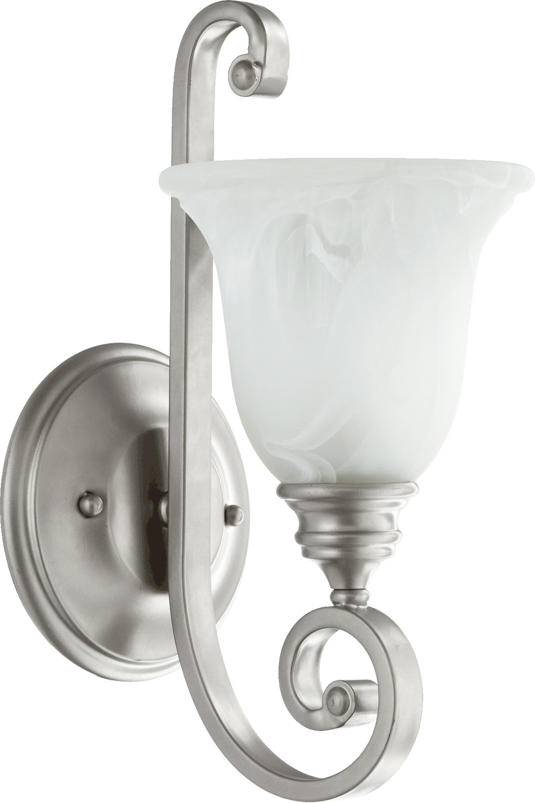 Bryant 1 Light Traditional Classic Nickel Wall Sconce