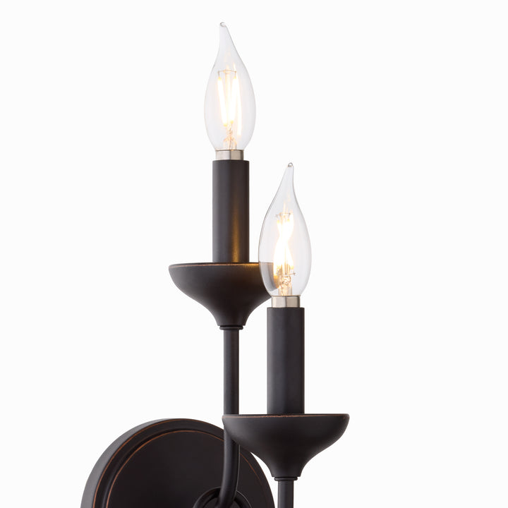 LIVINGSTON 2 Light  Wall Mount - Bronze