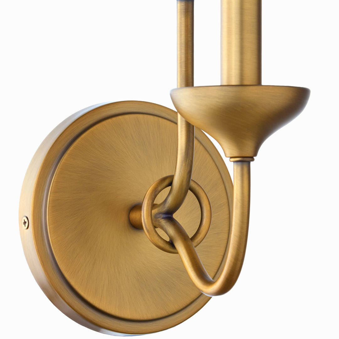 LIVINGSTON 2 Light  Wall Mount - Brushed Brass