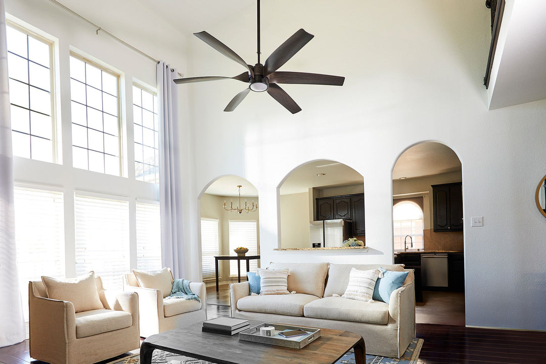 KIMBO 60" 6 Blade Fan - Matte Black