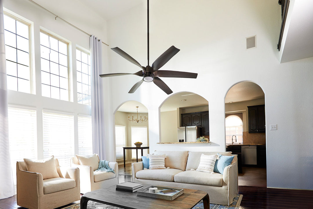 KIMBO 60" 6 Blade Fan - Matte Black