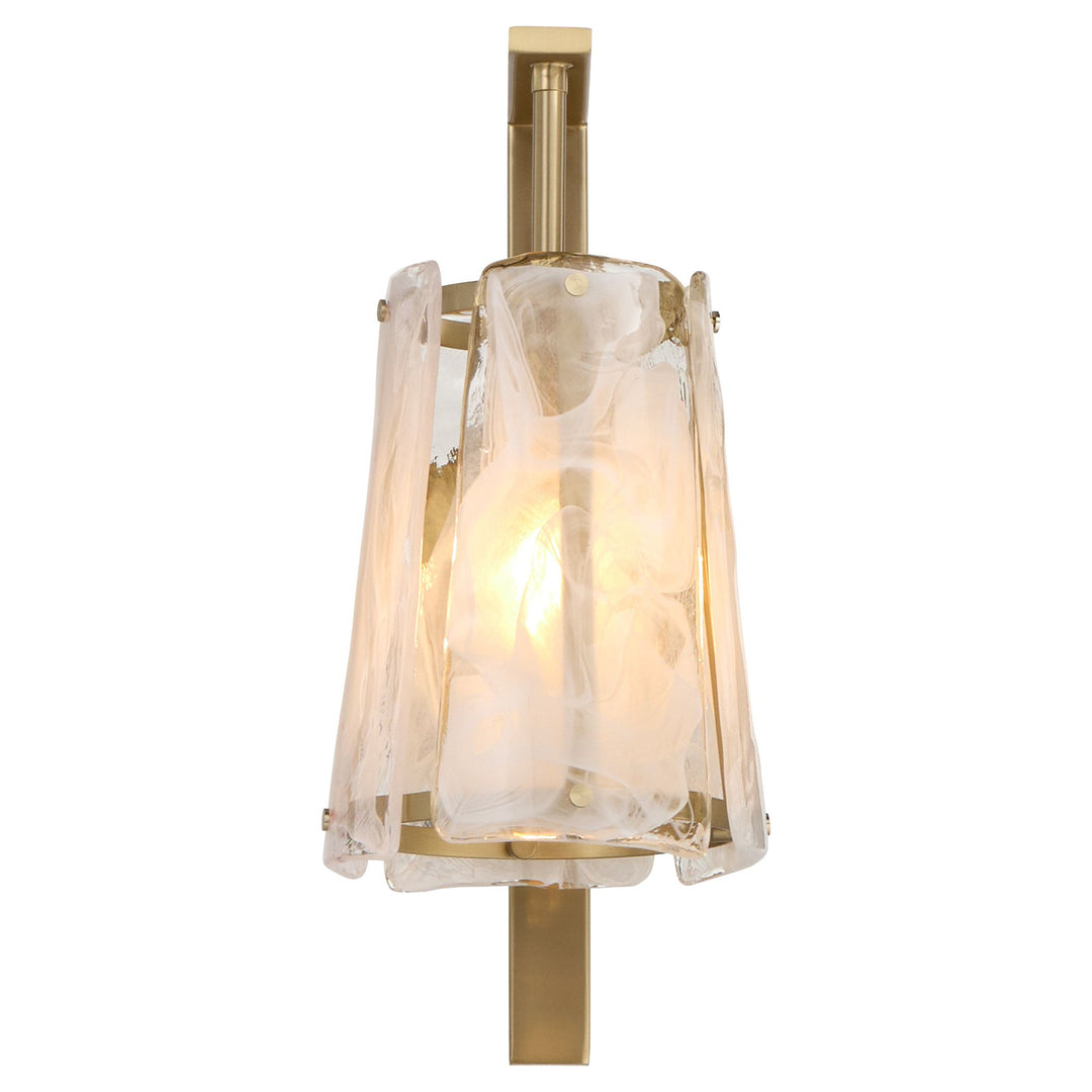 PRESTIGE 1 Light Wall Mount - Aged Brass