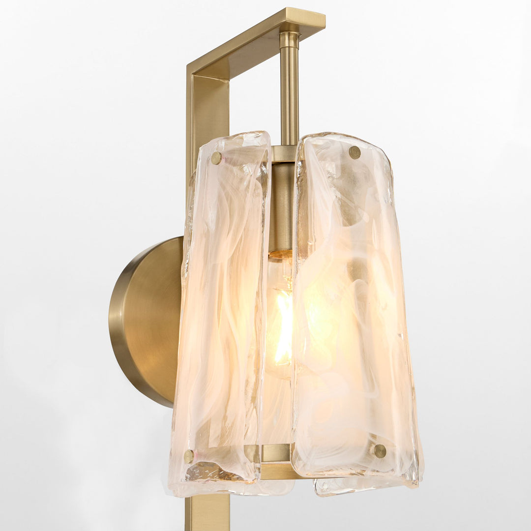 PRESTIGE 1 Light Wall Mount - Aged Brass