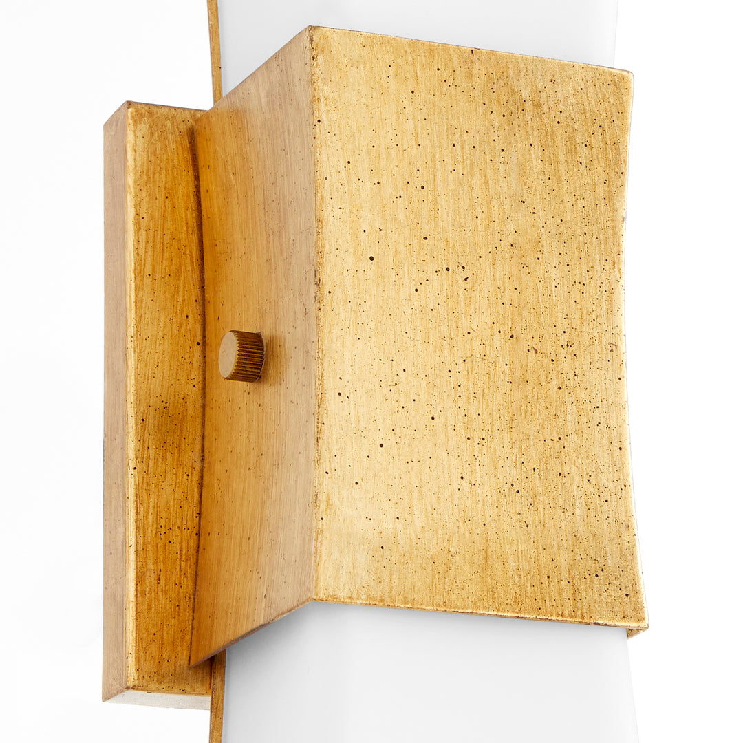 AYALA 2 Light Sconce - Gold Leaf