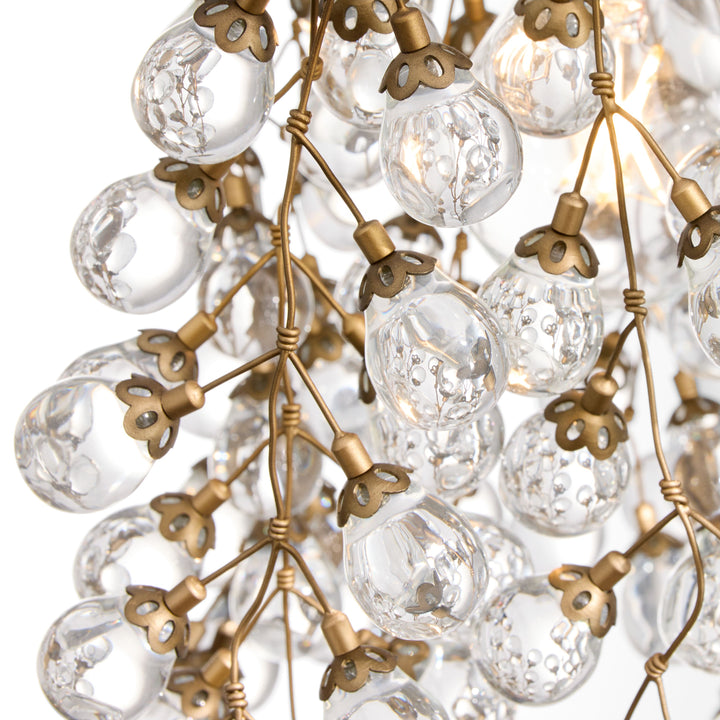 GLICINA 1 Light Wall Mount - Natural Brass
