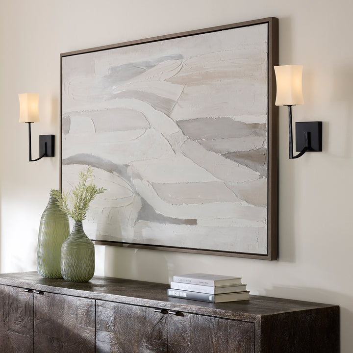 AYALA 1 Light Wall Mount - Matte Black