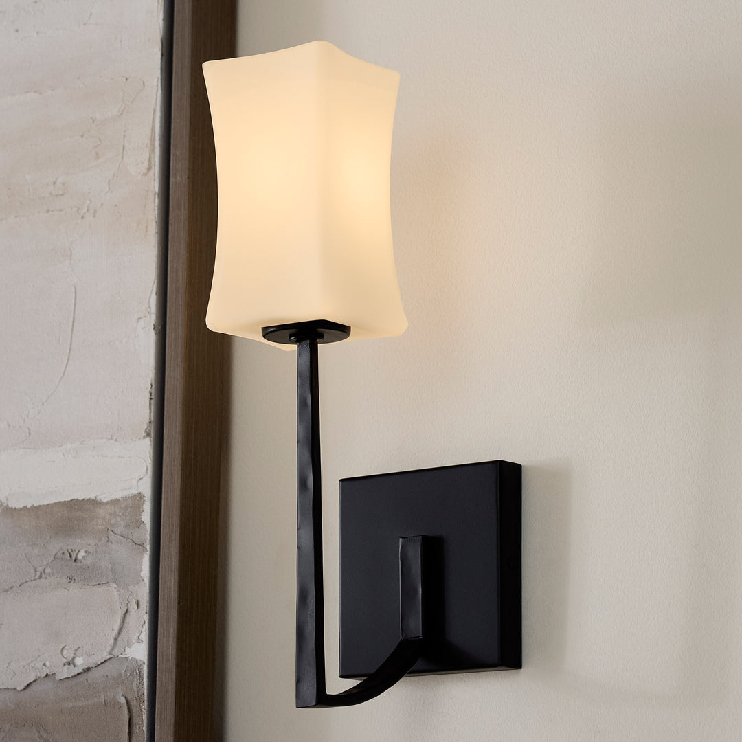 AYALA 1 Light Wall Mount - Matte Black