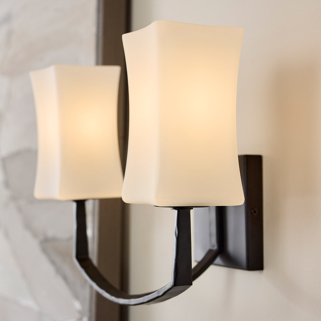 AYALA 2 Light Wall Mount - Matte Black