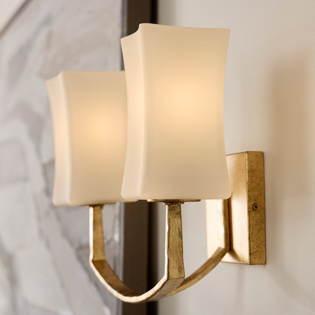 AYALA 2 Light Wall Mount - Gold Leaf