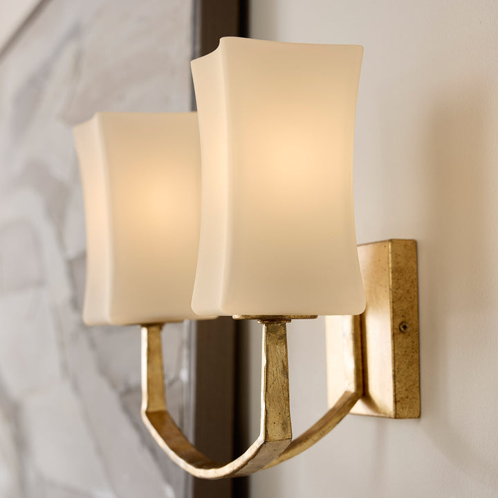 AYALA 2 Light Wall Mount - Gold Leaf