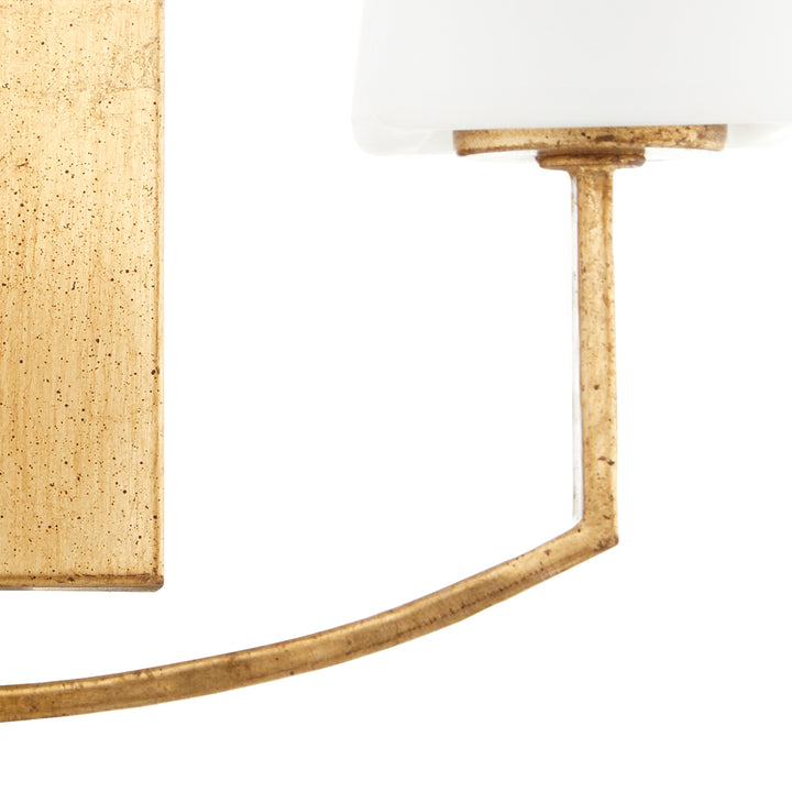 AYALA 2 Light Wall Mount - Gold Leaf