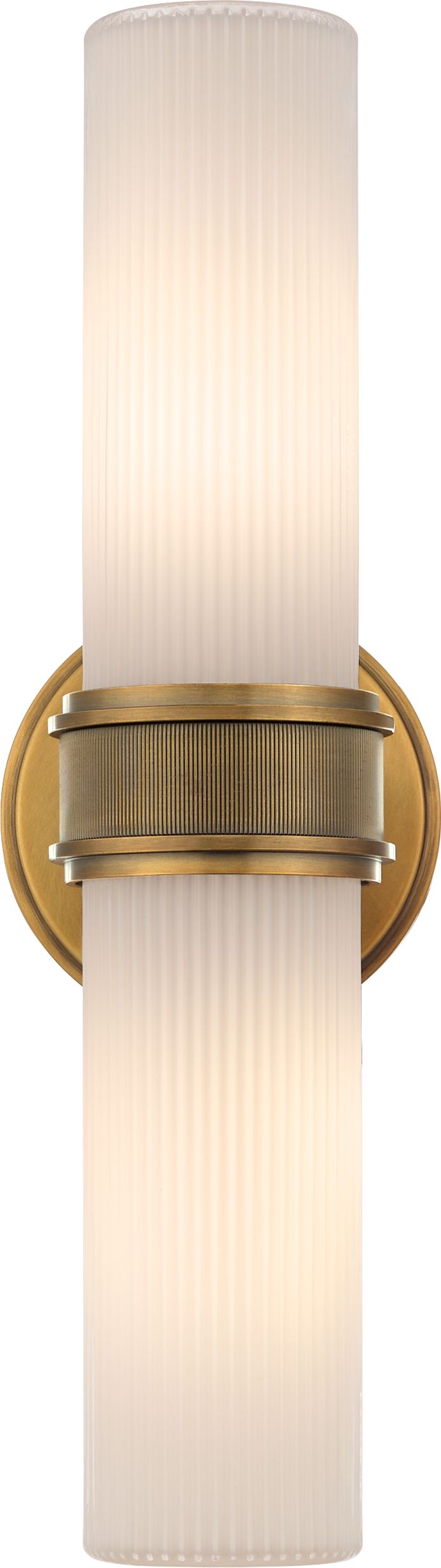 CANTERBURY 2 Light Sconce - Brushed Brass