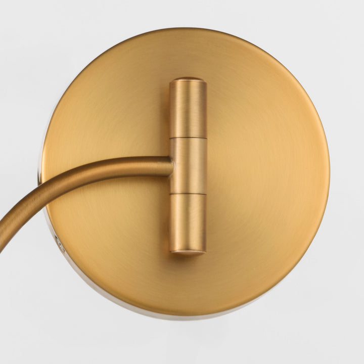WALTZ 1-Light Swing-Arm Lamp - Brushed Brass