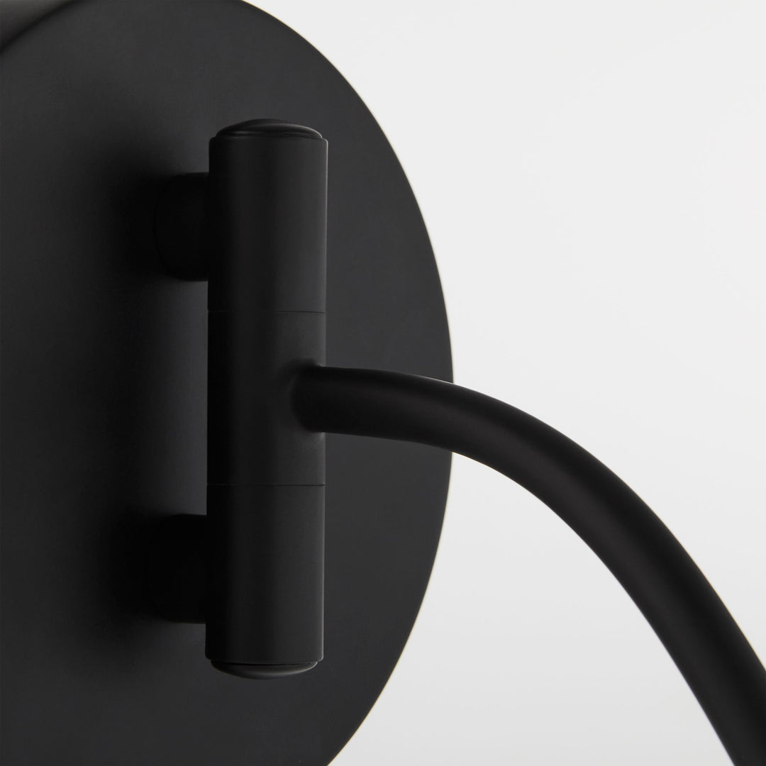 WALTZ 1-Light Swing-Arm Lamp - Matte Black