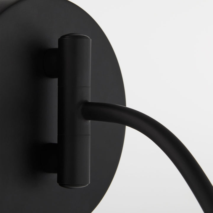 WALTZ 1-Light Swing-Arm Lamp - Matte Black