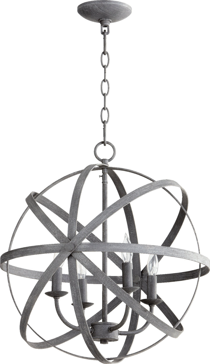 Celeste 4 Light Zinc Transitional Chandelier