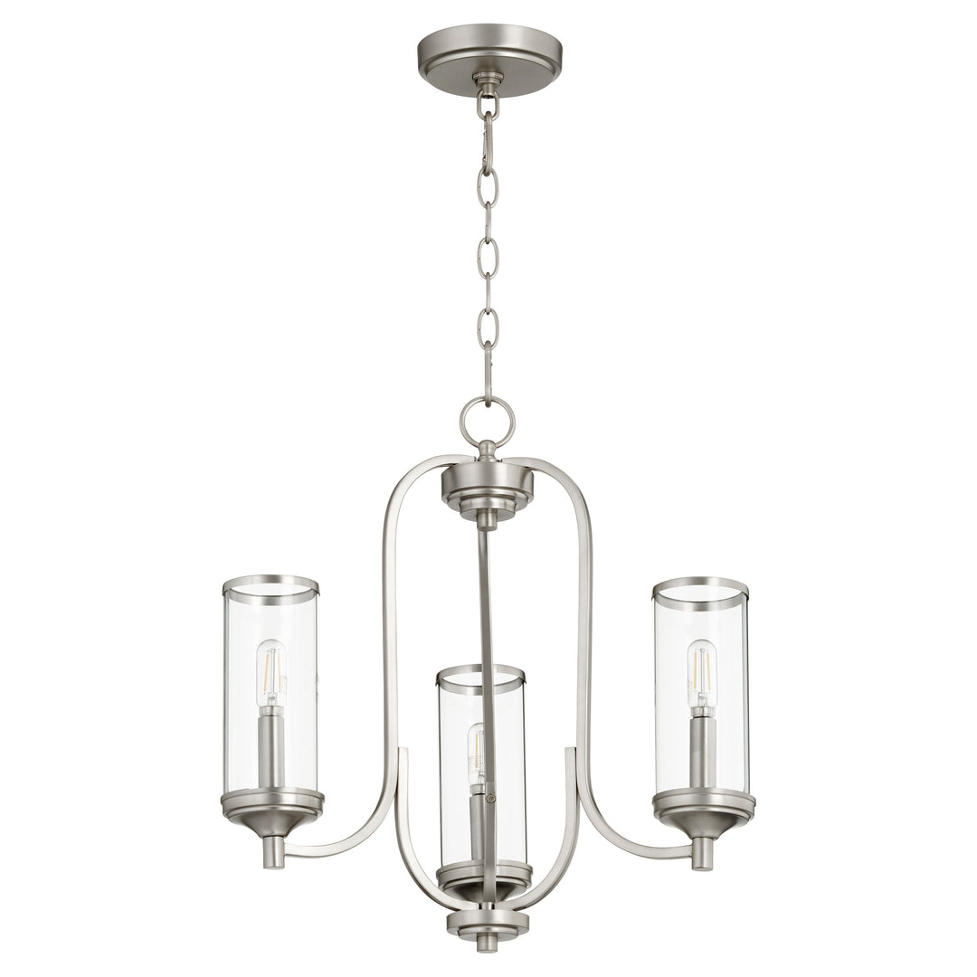 Collins 3 Light Chandelier - Satin Nickel