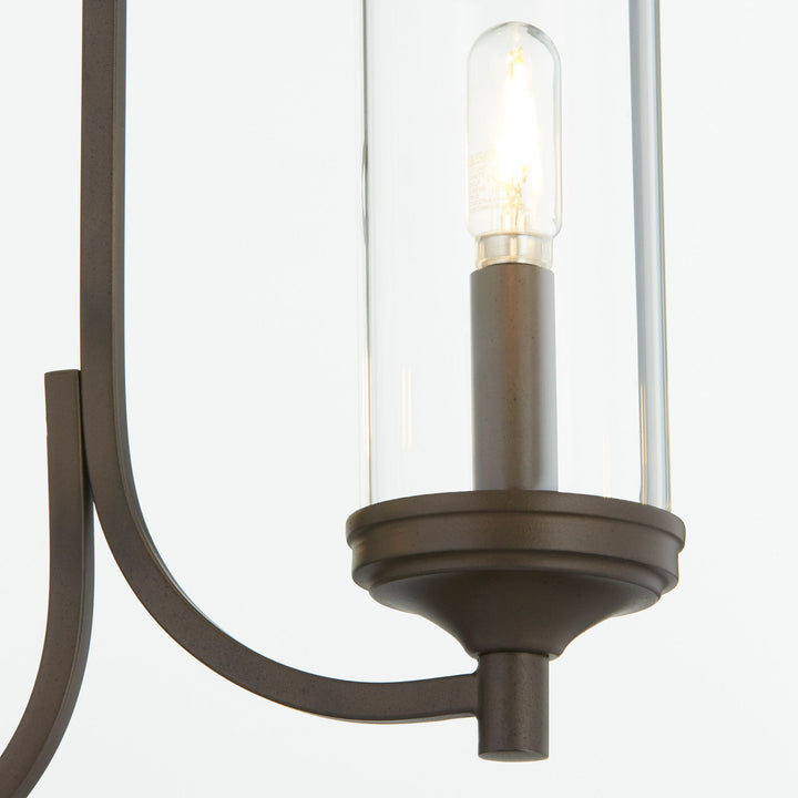 COLLINS 3 Light Chandelier - Oiled Bronze